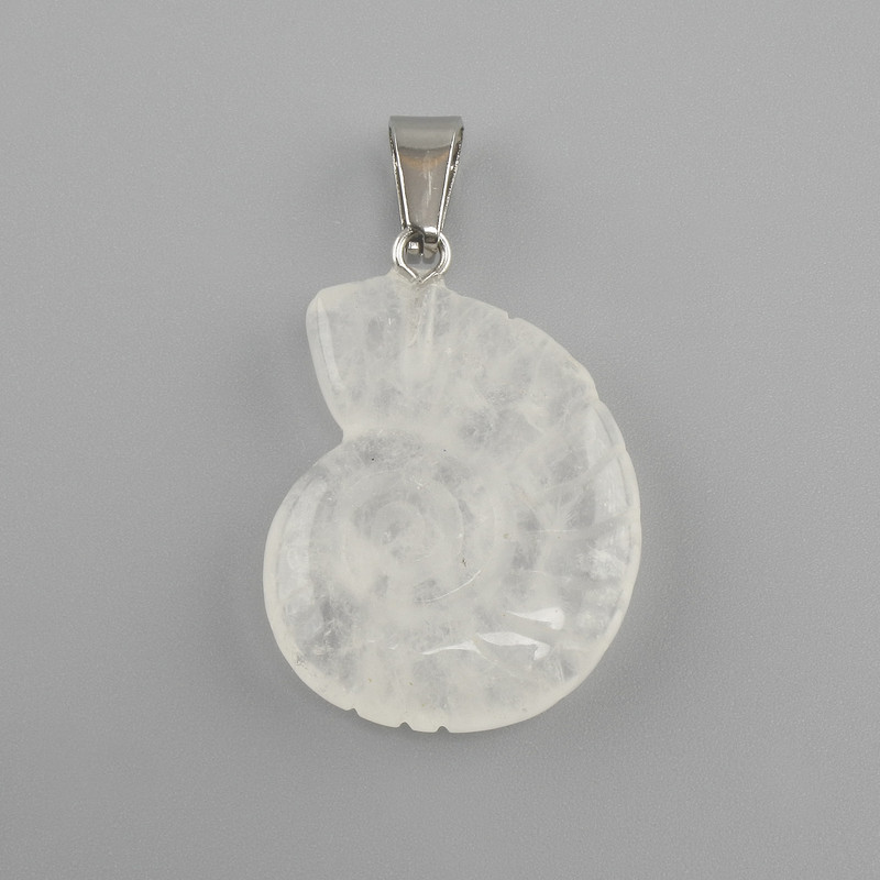 Pendant Snail Mountain Crystal 20x27x35mm+