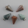 Pendant Teardrop Moss Agate 28x20x14mm+