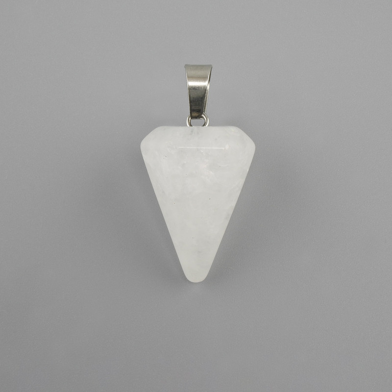 Pendant "Pendulum" Mountain Crystal 28×20×14mm+