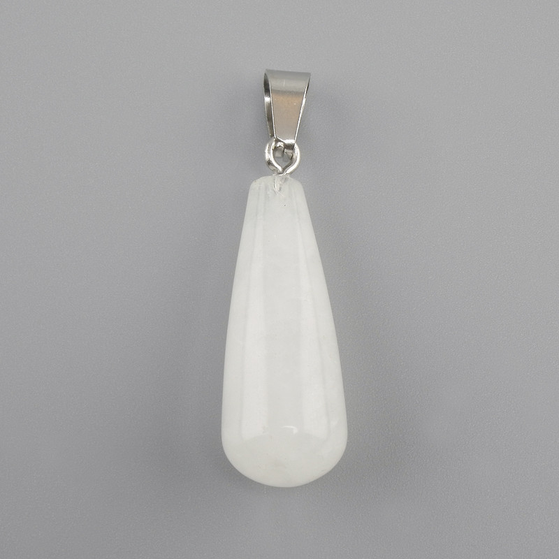 Pendant Drop Mountain Crystal 10x26x36mm +