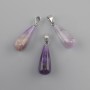 Amethyst Teardrop Pendant 10×26×36mm+