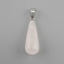 Pendant Droplet Pink Quartz 10x26x36mm+