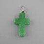 Pendant Cross Chrysoprase 18x26x34mm+