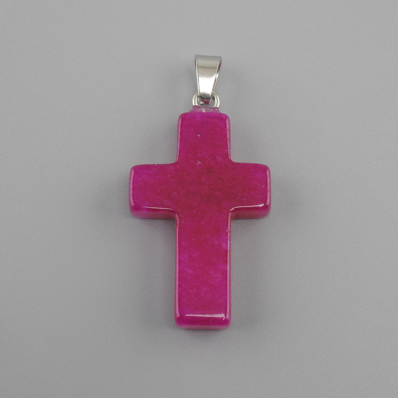 Turmaline cross pendant 18x26x34 mm+