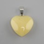 Heart Pendant Citrine 20×20×28mm+