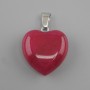 Pendant Heart Tourmaline 20x20x28mm+