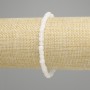 Bracelet Adularia faceted cube, diameter 4×4 mm +- , length 18 cm +- stretch