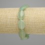 Jade bracelet oval, diameter 18x13 mm ±, length 18 cm ± stretch