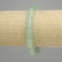 Jade bracelet cylinder, diameter 12x8mm +/-, length 18cm +/- stretch