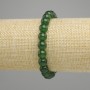 Chrysoprase bracelet smooth round bead, diameter 8mm+-, length 18cm +- stretch