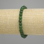 Chrysoprase bracelet smooth bead, diameter 6.5 mm ±, length 18 cm ± stretch
