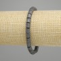 Lava bracelet cylinder, diameter 6×6 mm +/-, length 18 cm +/- stretch