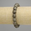 Pyrite bracelet smooth bead, diameter 10.5 mm ±, length 18 cm ± stretch