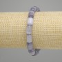 Gray Cat's Eye bracelet cylinder, diameter 11×8mm ±, length 18cm ± stretch