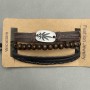Men's bracelet "Trio" Leaf on drawstring