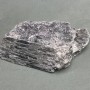 Natural Lepidolite raw stone, diameter 110×92×29-15 mm ± piece weight 530 g