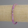 Phosphosiderite bracelet faceted cube, diameter 4x4mm +/-, length 18cm +/- stretch