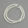 Mother-of-pearl beads smooth round bead, diameter 6mm +/-, length 39cm +/-, on a string