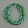 Abalone shell beads Scapharca rondelle, diameter 8×1, 5–2 mm ±, length 38 cm ± on a nylon thread