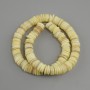 Scapharca shell beads (Scapharca) rondelle, diameter 10×1, 5-2mm±, length 39cm± on a string