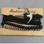 Men's Bracelet Triple Anchor, length 20 cm+