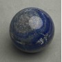 Natural stone souvenir sphere Lazurite, diameter 75.5 mm ±, weight 679 g