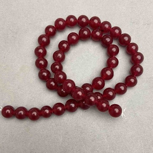 Turmaline press beads smooth round bead, diameter 8 cm +/-, length 38 cm +/-,
