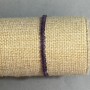 Amethyst bracelet faceted coin 4mm±, length 18cm± stretch
