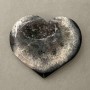 Heart souvenir made of agate with a geode 69×60 mm ± weight 80 g