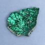 Souvenir stone plaque made of natural Malachite 85x66x10 mm ± weight 136 g