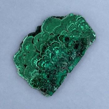 Souvenir plate made of natural stone Malachite 103x69x10 mm ± weight 208 g
