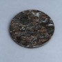 Souvenir plate made of natural stone Nuumit, diameter 102x10mm ± weight 253 g