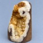 Natural stone souvenir druzy citrine, dimensions ~119x85x71 mm+- weight 906 g