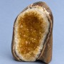 Natural stone souvenir citrine druse, dimensions ~110x82x52 mm ± weight ~700 g