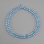 Topaz beads faceted round bead, diameter 4mm ±, length 39cm ±