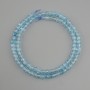 Topaz Faceted Cube Beads, diameter 4.5 x 4.5 mm ±, strand length 39 cm ±