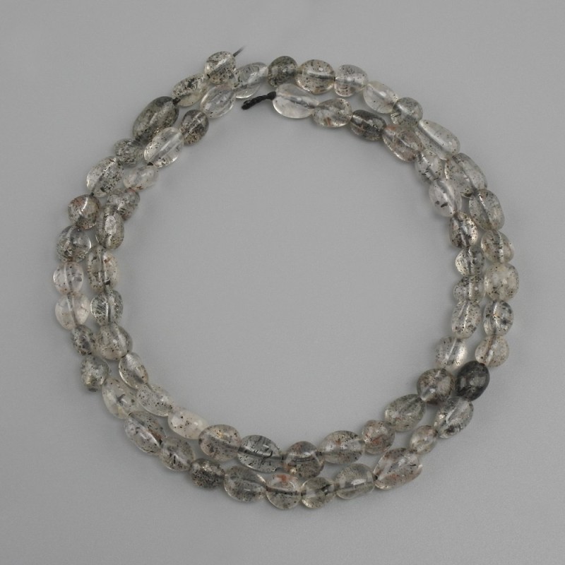 Herkimer Quartz Beads Tumbled, 5-7x4-5 mm approx., 41 cm+ length