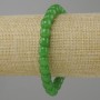 Chrysoprase bracelet rondelle, diameter 8x7 mm +/-, length 18 cm +/- stretch