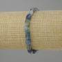 Kyanite bracelet, tumbled pieces, diameter 6-10x6-6, 5mm +/- , length 18cm +/- stretch