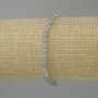 Labradorite bracelet smooth bead, diameter 4mm ±, length 18cm ± stretch
