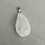 Pendant Mountain Crystal faceted drop 40x23mm ±, length 47mm +