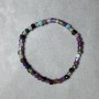 Bracelet Assortment faceted cube 4x4mm+- 20x13mm+-, length 18cm +- stretch