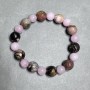 Bracelet Pink Quartz 8mm+- Rodonite 10mm+-, length 18cm +- stretch