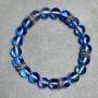 Opal Glass Bead Bracelet, 8mm (+/-), length 18cm (+/-) stretch