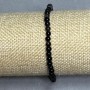 Agate bracelet bead, diameter 4 mm +/-, length 18 cm +/- stretch