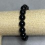 Bracelet Agate round bead, diameter 12 mm +/-, length 18 cm +/- stretch