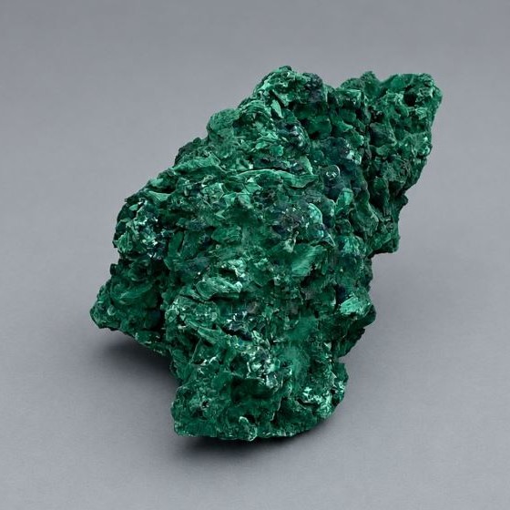 Souvenir mineral Malachite with fibrous-radial structure weight 521 grams 118x66x58 mm+