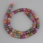 Tourmaline rondelle beads, diameter 8x5mm +/-, length 38cm +/-
