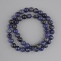 Sodalite beads smooth ball, diameter 8mm +/-, length 37cm +/-