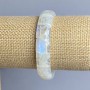 Adularia bracelet smooth link, diameter 13-14x12mm +/-, length 18cm +/- stretch